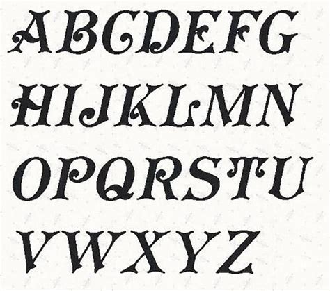 Alphabet Koster 2 inch Stencil. | Craftsy | Letter stencils to print ...