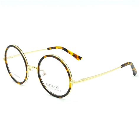 John Lennon Vintage Round Eyeglasses Frame Metal Spring Hinge Rx Spectacles - Eyeglass Frames