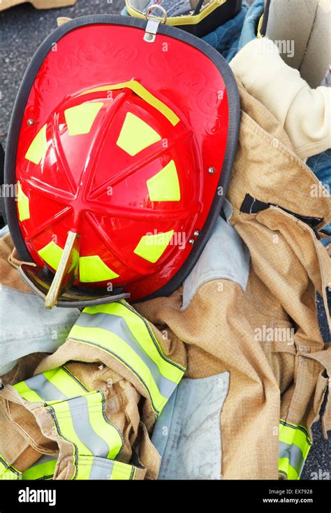 Firefighter Safety Gear Stock Photo, Royalty Free Image: 84983312 - Alamy