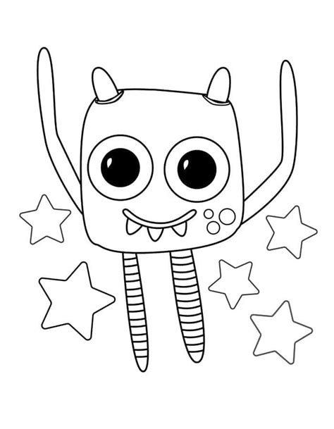 Coloriage Monstre à imprimer sur ColoriageEnfant.Com