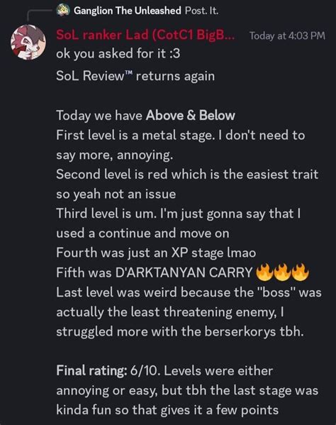 More SoL Review™️ for you guys! [Levels] : r/battlecats