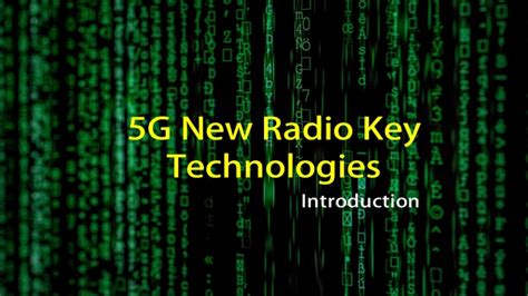 5G Standard Evolution and Key Performance Targets