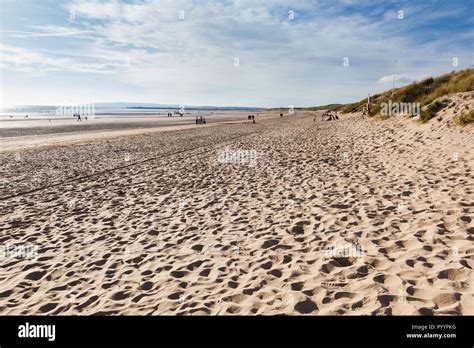 Camber Sands, sandy beach at the village of Camber, East Sussex near ...