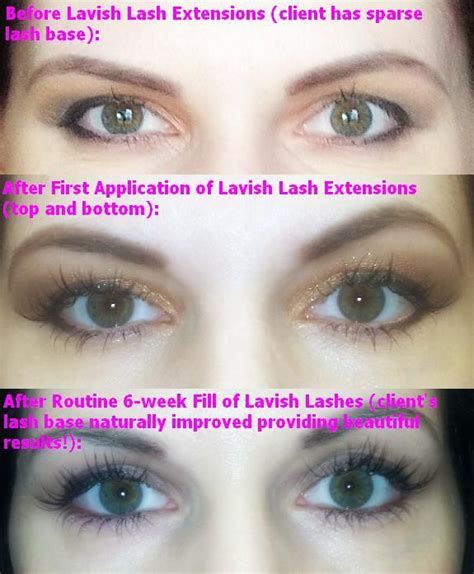 Beautiful before and after pics of mink eyelash extensions, done by Lucia | Eyelash extensions ...