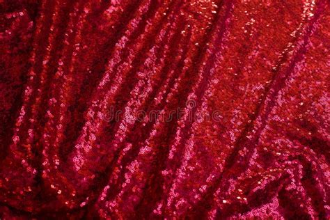 Red Background of Shiny Pleated Fabric Stock Image - Image of blurry, patterns: 171804211