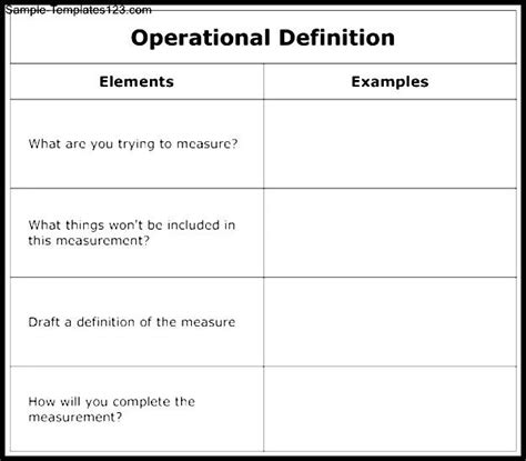 Definition Template Maker