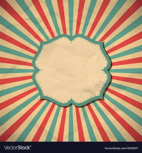 Retro frame Royalty Free Vector Image - VectorStock