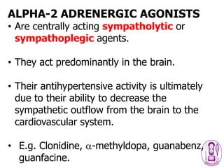 Alpha 2 receptor agonist .pptx