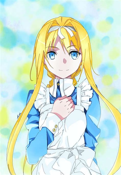 My recoloring fan art of Alice : r/swordartonline