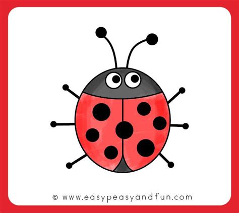 How to Draw a Ladybug | Easy drawings, Bugs drawing, Art drawings for kids