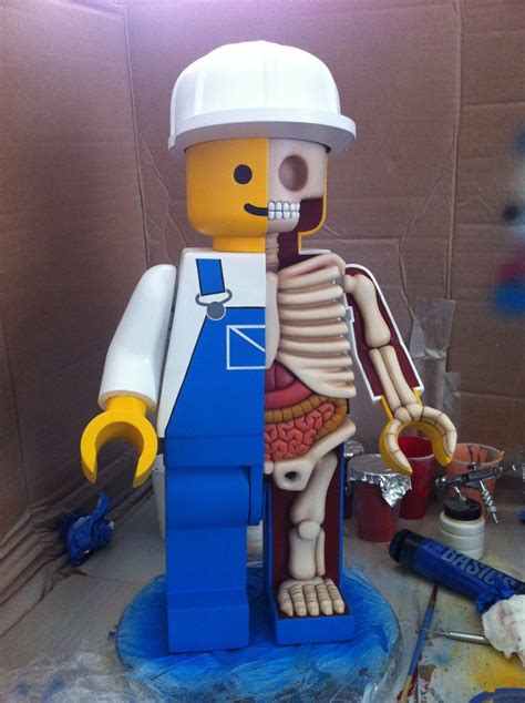 LEGO Anatomy I | Lego man, Lego art, Art toy