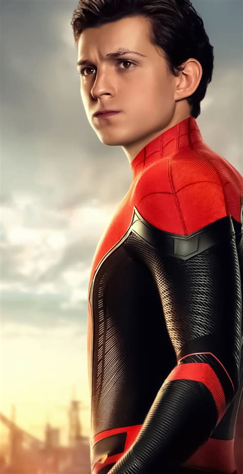 1312x2560 Tom Holland Spider Man Far From Home Poster 1312x2560 Resolution Wallpaper, HD Movies ...