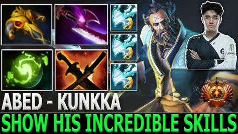 ABED | Kunkka | Show His Incredible Skill | EZ 36 Min Game | Dota 2 ...