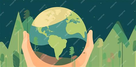 Premium Photo | An illustration of human hands holding the planet earth ...