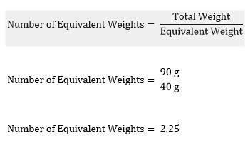 Formula Equivalent Weight / EQUIVALENT WEIGHT | Mole concepts | simple ...