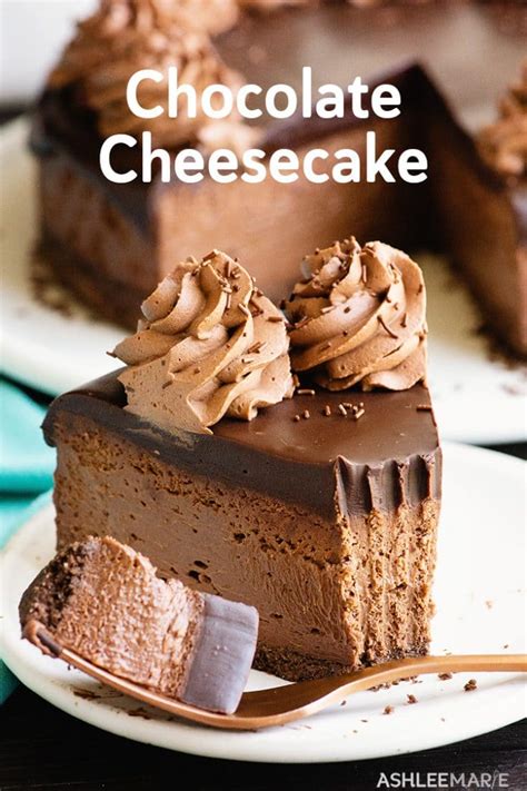 Chocolate Cheesecake - Ashlee Marie - real fun with real food