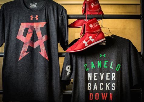 Canelo Under Armour Shirts and Boxing Boots Canelo vs Khan ...