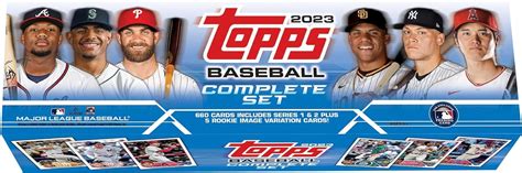 MLB 2023 Topps Baseball Complete Set | 660 Cards : Amazon.ca ...