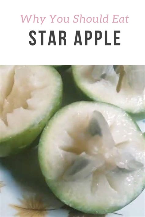 Why You Should Eat Star Apple Fruit/Caimito Fruit | Star apple, Apple benefits, Fruit