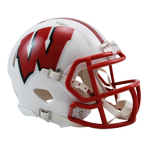 Riddell Wisconsin Badgers Revolution Speed Mini Football Helmet