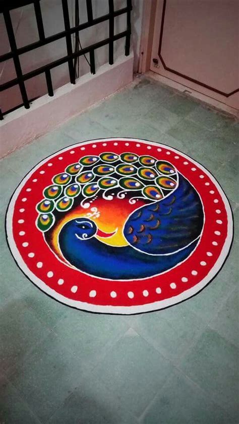 25 Best Prize Winning Rangoli Designs For School Competition