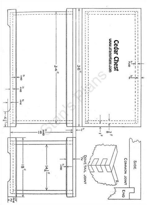 Diy Cedar Chest Plans