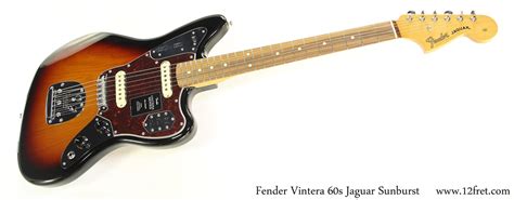 Fender Vintera 60s Jaguar Sunburst - The Twelfth Fret