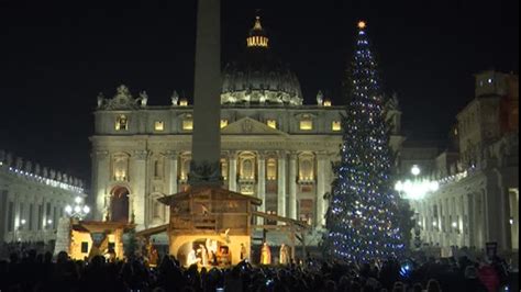 Vatican Christmas Tree Lights Up St. Peter's Square - NBC News