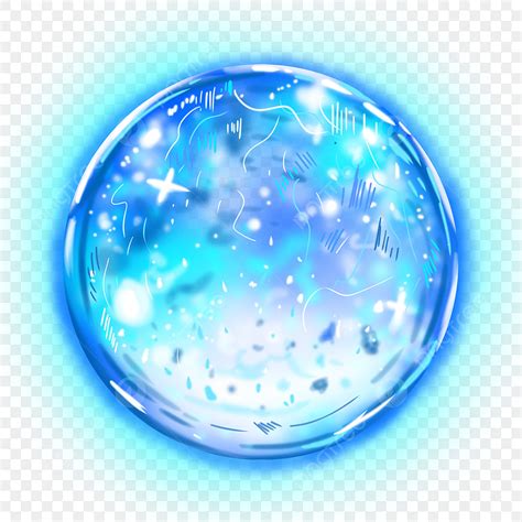 Glowing Crystal Ball Hd Transparent, Glowing Crystal Ball Cartoon Png Material, Glowing Crystal ...