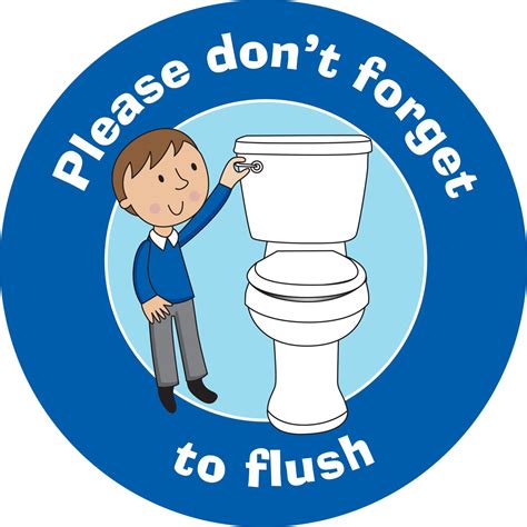 Don't forget to flush sign UD03619 | School Signs, Nursery Signs, Whiteboards, Safety Signs ...