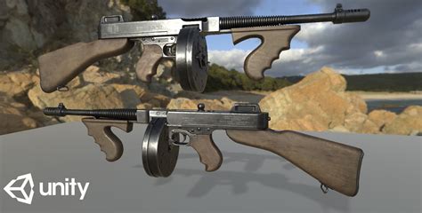 3D model Thompson M1928A1 Submachine Gun VR / AR / low-poly | CGTrader