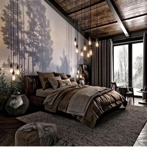 This nature-inspired bedroom : CozyPlaces