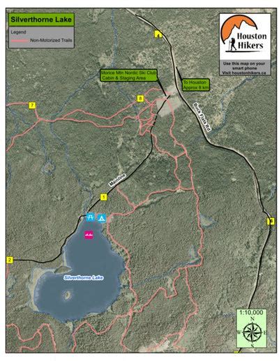 Silverthorne Lake - Houston, BC Map by Houston Hikers Society | Avenza Maps