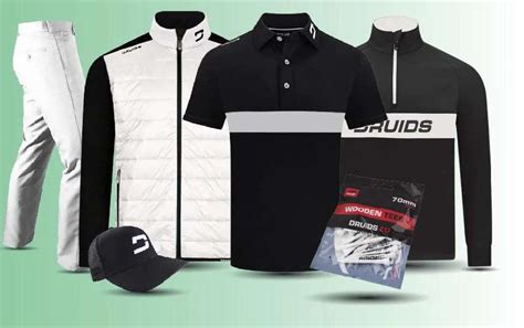 Druids Golf Ambassador Pack- Jacket, Trousers, Mid Layer, Polo, Cap and ...