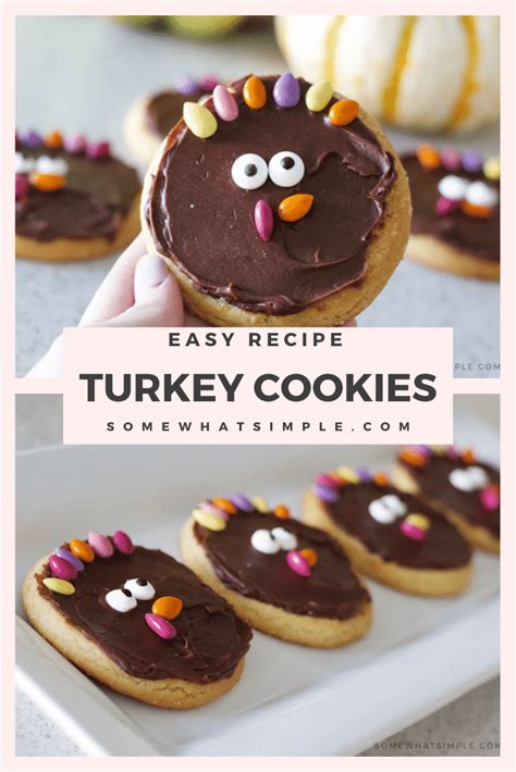 Easy Turkey Sugar Cookies (Ready In 5 Mins) - Somewhat Simple