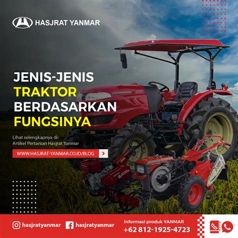 jenis-jenis traktor - Hasjrat Yanmar