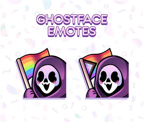 Ghostface Pride Emote Scream Dead by Daylight DBD - Etsy Canada