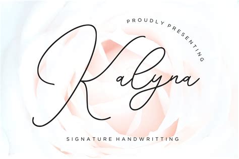 Kalyna Signature Handwriting Font Free Download