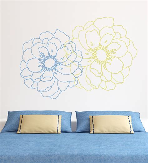 Modern Flower Wall Decals for Walls Stickers for Walls Stylish - Etsy