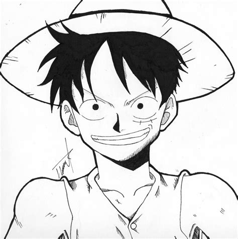 Luffy Drawing by kinggogeta123 on DeviantArt