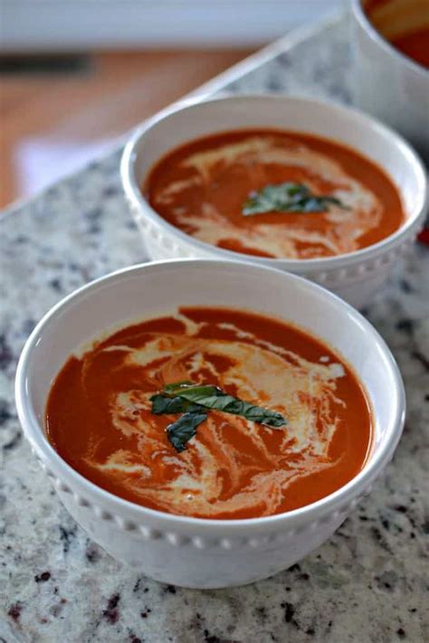 Tomato Bisque - An Easy One Pot Creamy Tomato Lovers Soup - My Recipe Magic