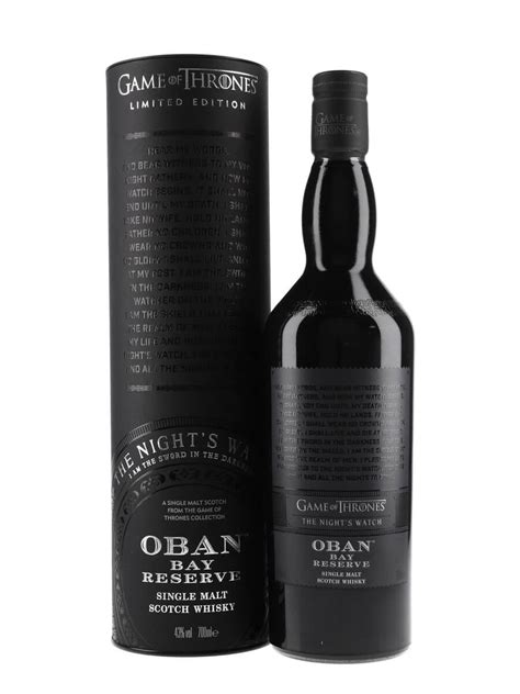 Oban Bay Reserve GAME OF THRONES - 70CL – The Whiskey Reserve