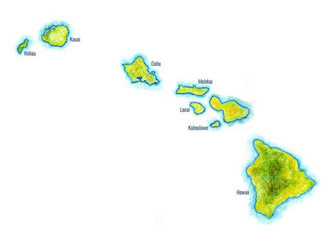 4 Best Images of Printable Map Of Hawaiian Islands - Hawaiian Islands ...