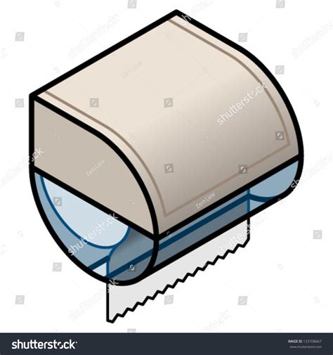 Wall Mounted Paper Towel Dispenser Stock Vector 133708667 - Shutterstock