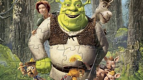 Shrek Puzzle Games For Kids - YouTube