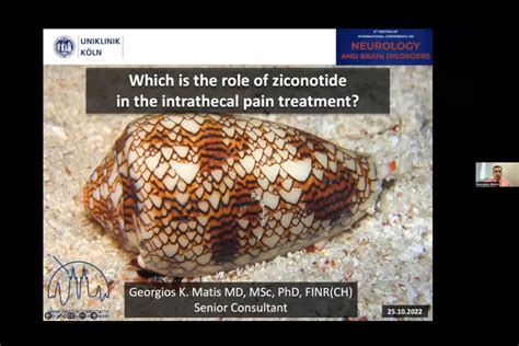 🔹Oral presentation “Which is the role of #ziconotide in the # ...