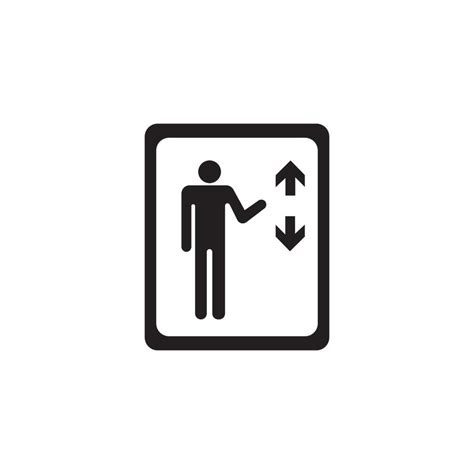 elevator icon logo vector design template 12690472 Vector Art at Vecteezy