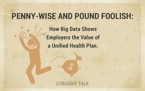 Penny-Wise and Pound Foolish: How Big Data Shows Employers the Value of a Unified Health Plan ...