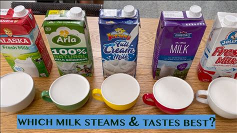 FRESH MILK REVIEW: WHICH STEAMS AND TASTES BEST FOR HOT COFFEE DRINKS ...