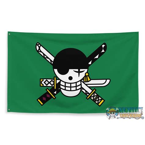 Roronoa Zoro Jolly Roger Flag One Piece | One Piece Universe Store